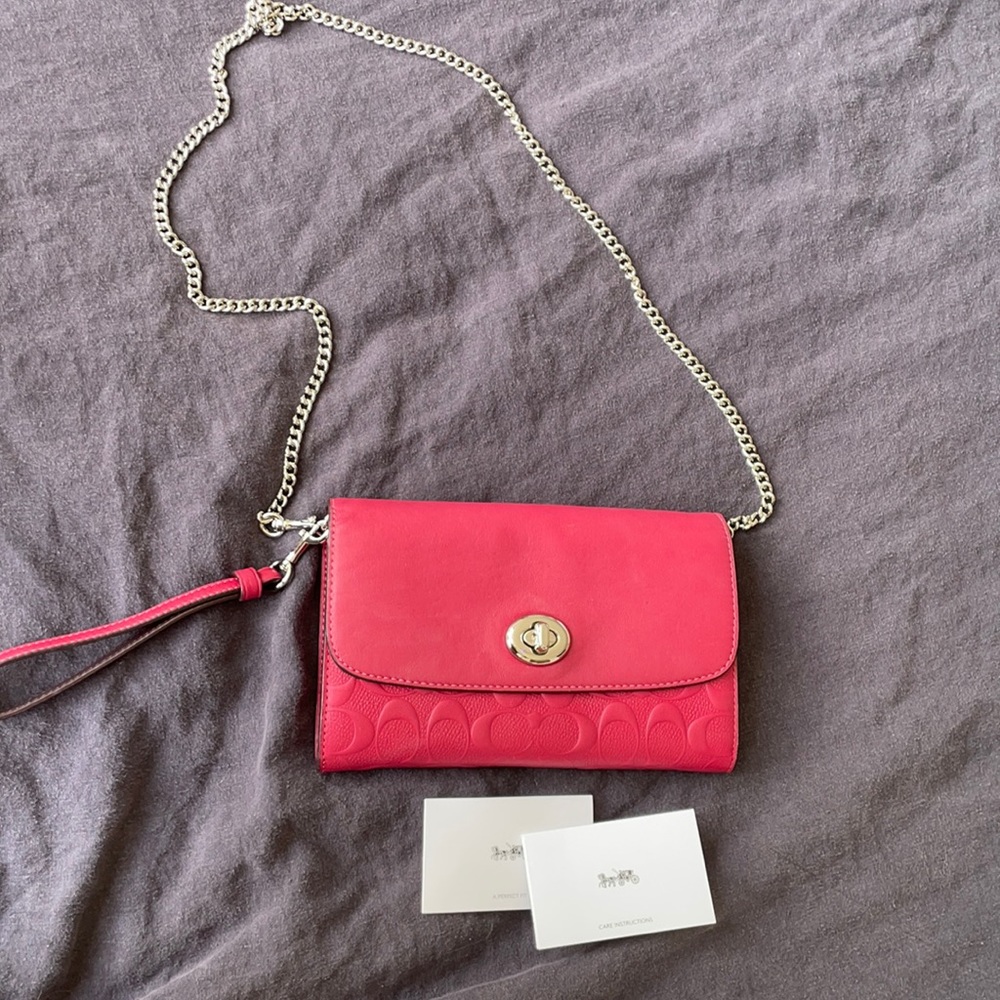 Coach Clutch, Wallet, Crossbody, Wristlet